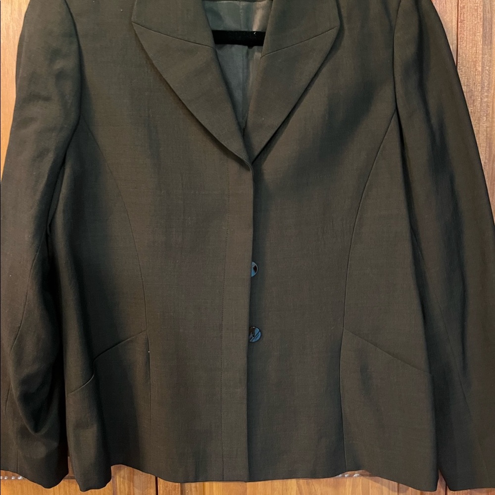 Dana Buchman brown blazer - Picture 8 of 11